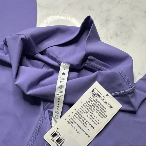 Align HR Pant 25” - Dark Lavender - Picture 4 of 5